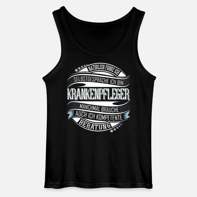 Krankenpfleger - Gildan Männer Tank Top - Schwarz