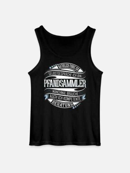 Pfandsammler - Gildan Männer Tank Top - Schwarz