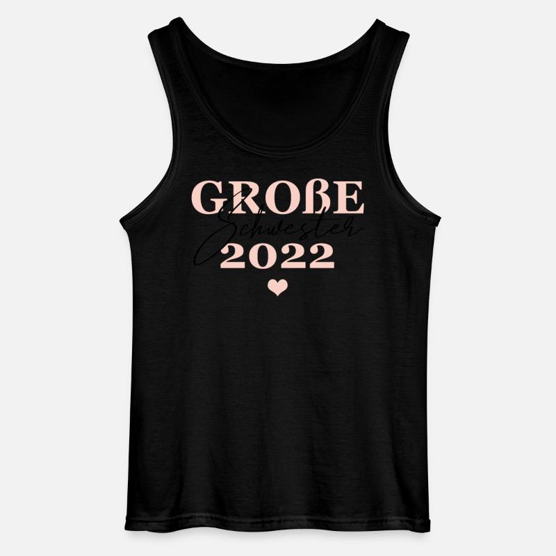 Große Schwester 2022 - Gildan Männer Tank Top - Schwarz