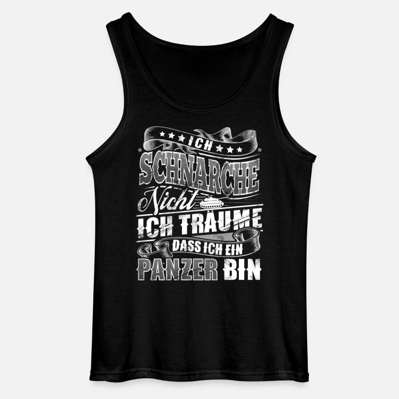 Panzer - Gildan Männer Tank Top - Schwarz