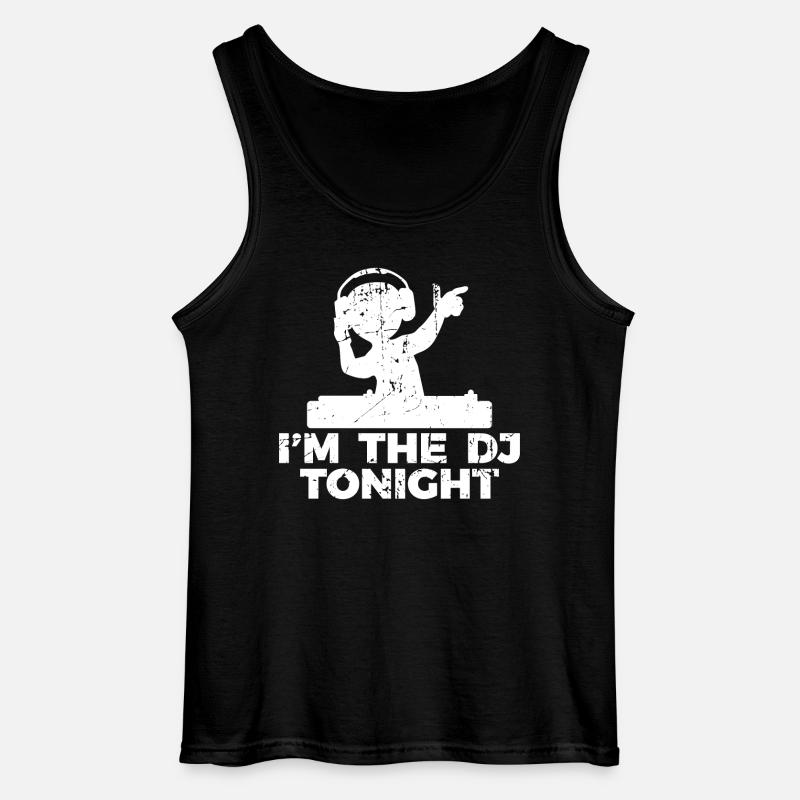 Diskjockey Witz - Gildan Männer Tank Top - Schwarz