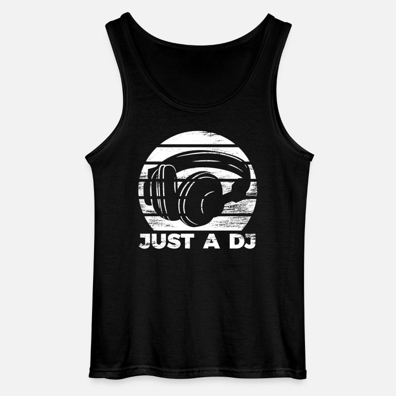DJ - Gildan Männer Tank Top - Schwarz