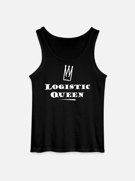 Queen of Logistics - Gildan Men’s Tank Top - black
