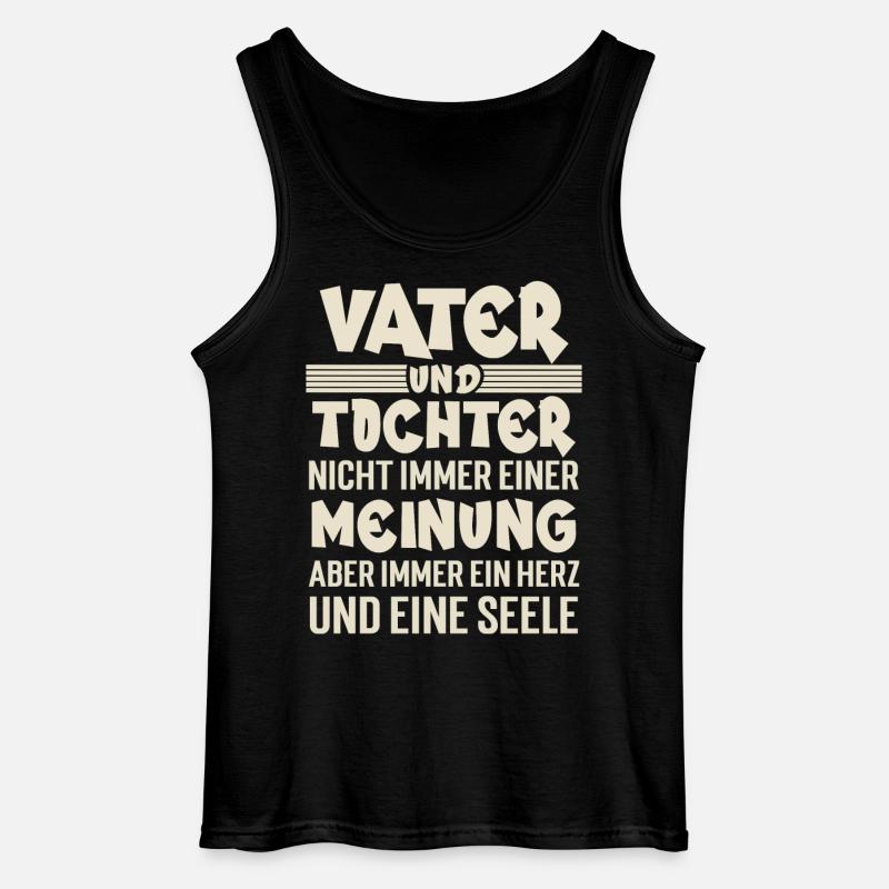 Vater Und Tochter - Gildan Männer Tank Top - Schwarz