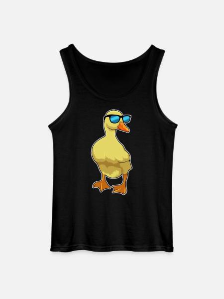 Ente Sonnenbrille - Gildan Männer Tank Top - Schwarz