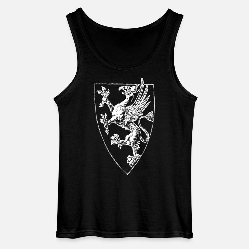 Rostock - stehender Greif - Gildan Männer Tank Top - Schwarz
