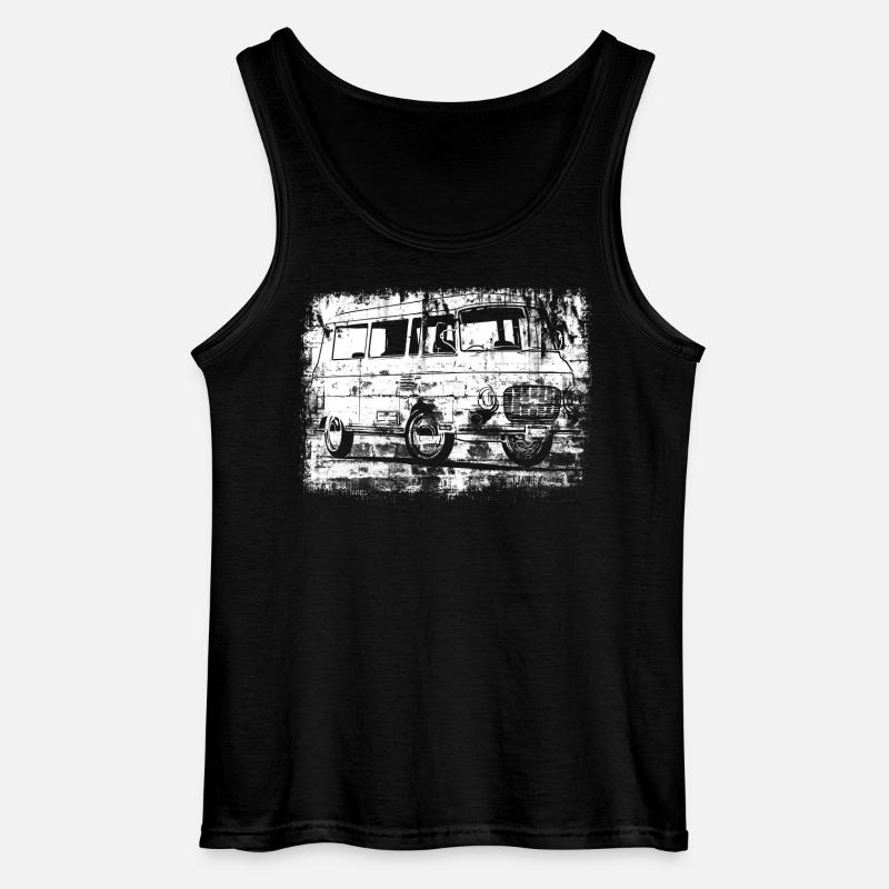 Barkas B1000 Grunge Look - Gildan Männer Tank Top - Schwarz