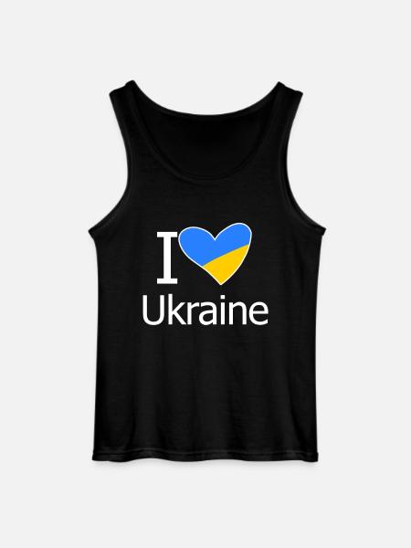 Ukraine - Débardeur Gildan Homme - noir