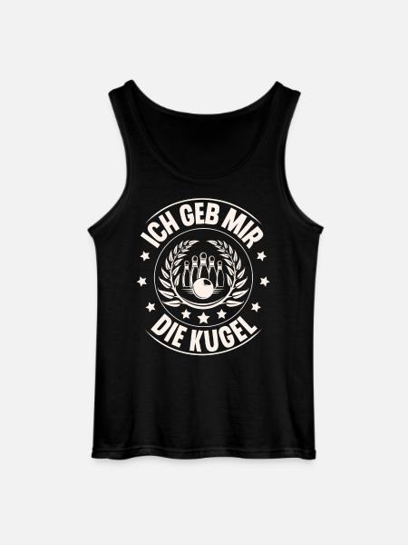 Ich Geb Mir Die Kugel - Gildan Männer Tank Top - Schwarz