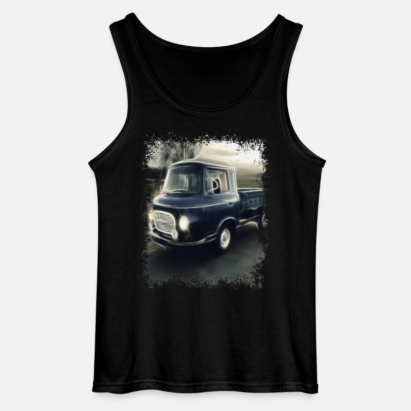 Barkas Pritsche - Gildan Männer Tank Top - Schwarz