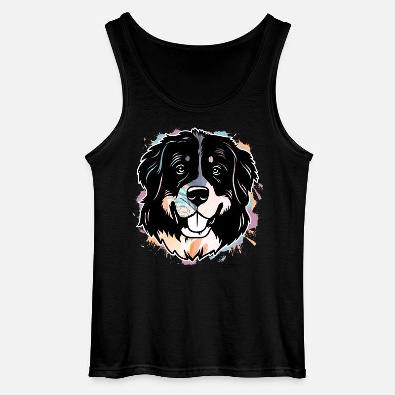 Berner Sennenhund - Gildan Männer Tank Top - Schwarz