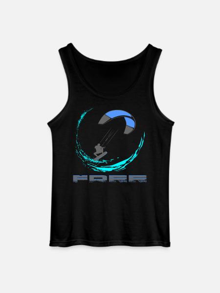 Kitesurf - Débardeur Gildan Homme - noir