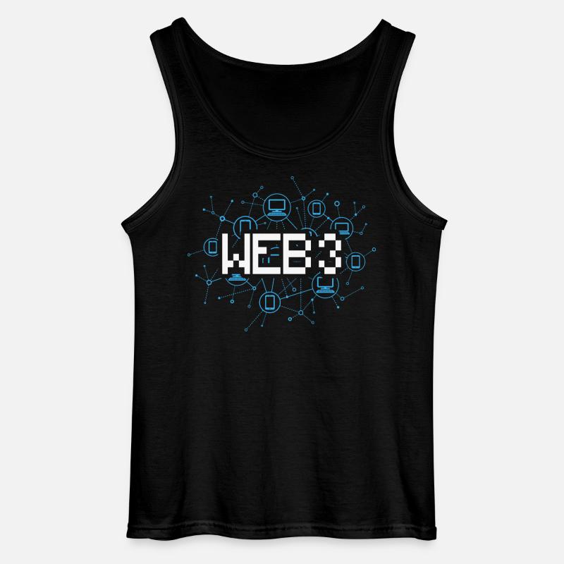 Web3 - Gildan Men’s Tank Top - black