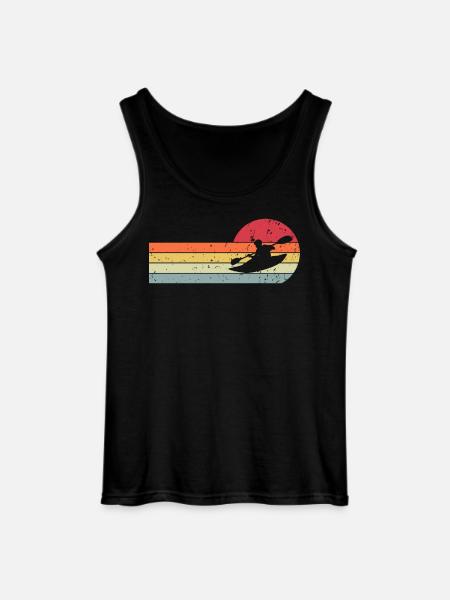Kayak Kayaking - Gildan Men’s Tank Top - black