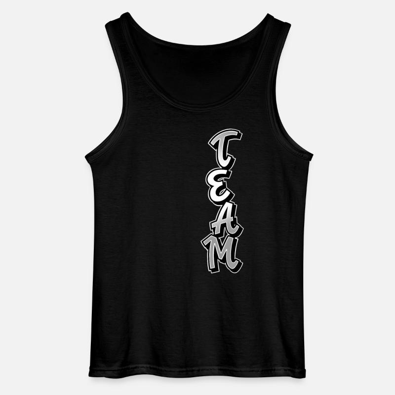 Team - Gildan Männer Tank Top - Schwarz