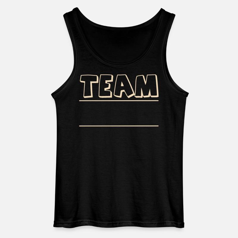 Team - Gildan Männer Tank Top - Schwarz