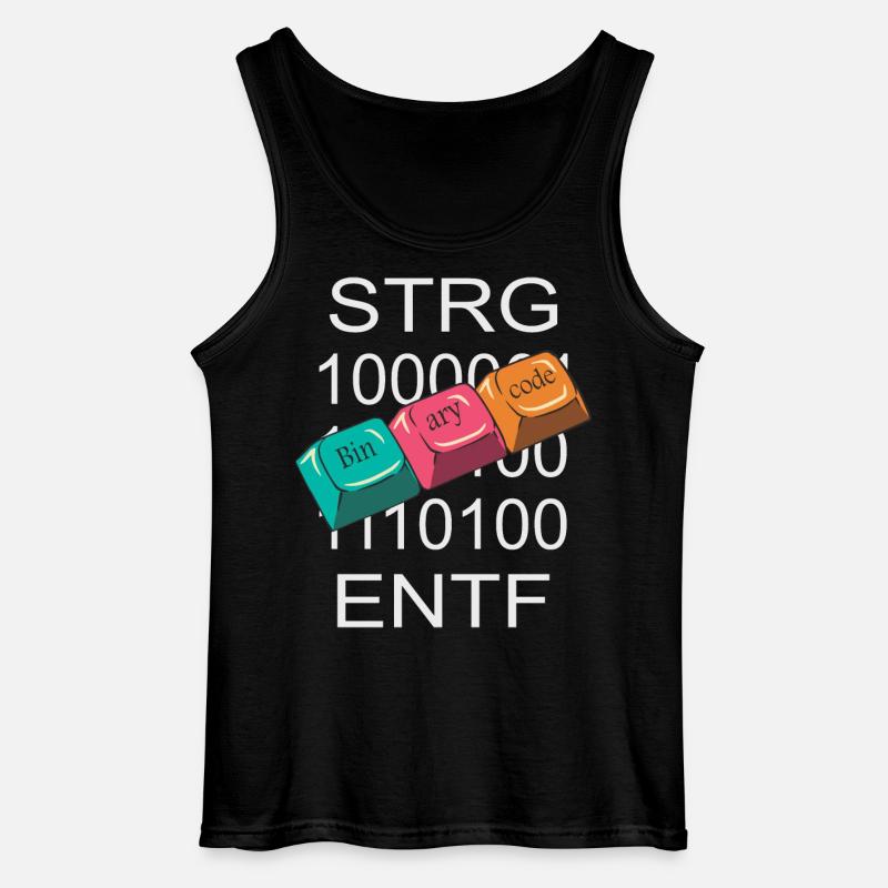 Computer Nerd - Gildan Männer Tank Top - Schwarz