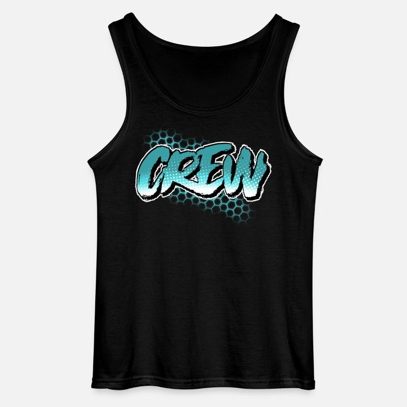Crew - Gildan Männer Tank Top - Schwarz