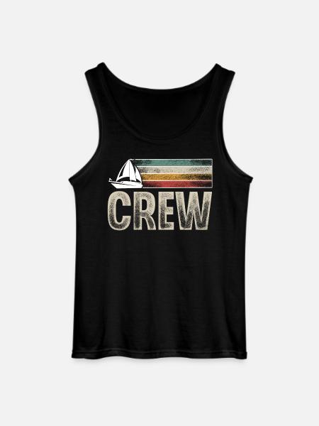 Segeln Segler Segelboot Crew - Gildan Männer Tank Top - Schwarz