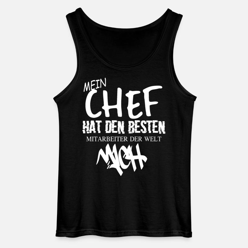 Beste Mitarbeiter der Welt - Gildan Männer Tank Top - Schwarz