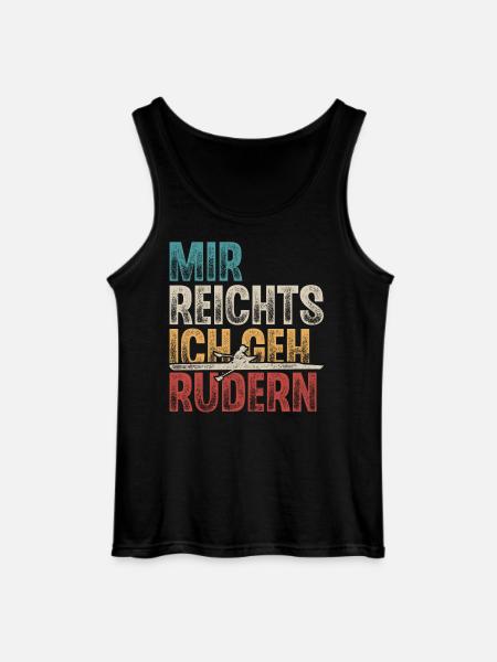 Rudern Ruderer Ruderboot - Gildan Männer Tank Top - Schwarz