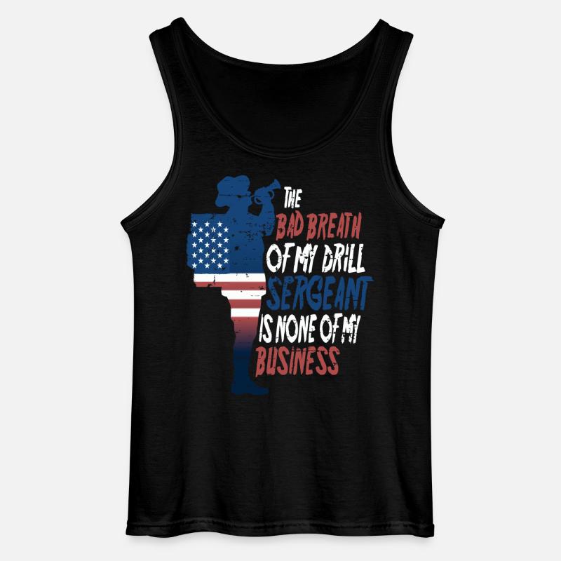 Drill Sergeant - Gildan Männer Tank Top - Schwarz