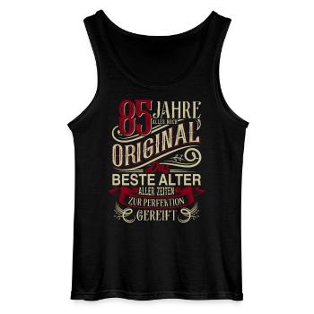 85. Geburtstag Vintage Retro - Gildan Männer Tank Top - Schwarz - Vorne - AI Model Male 185 dark (185cm)