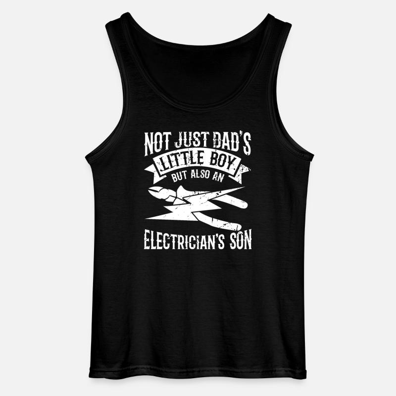 Electrical engineer son - Gildan Men’s Tank Top - black