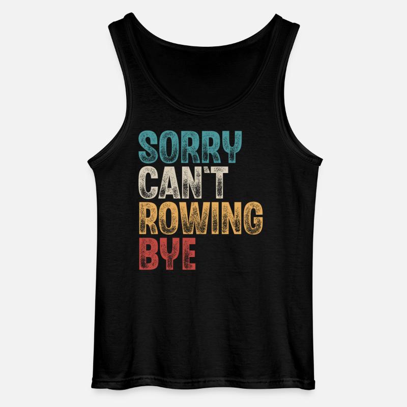 Rudern Ruderer Ruderboot - Gildan Männer Tank Top - Schwarz