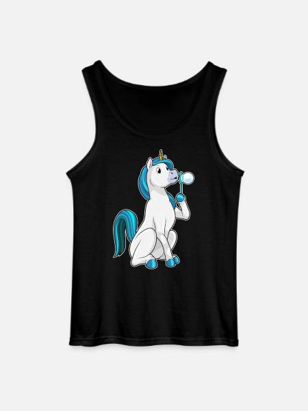 Einhorn Seifenblasen - Gildan Männer Tank Top - Schwarz