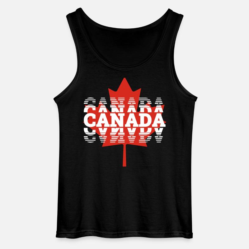 Kanada - Gildan Männer Tank Top - Schwarz