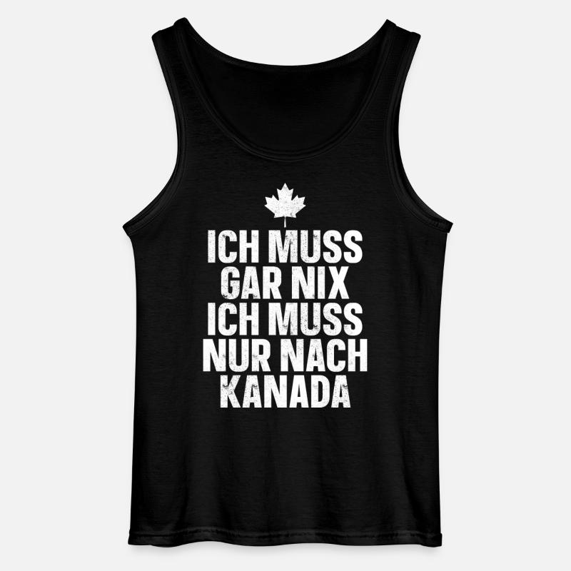 Kanada - Gildan Männer Tank Top - Schwarz
