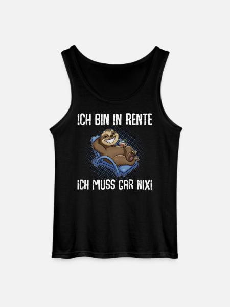 Rentner - Gildan Männer Tank Top - Schwarz