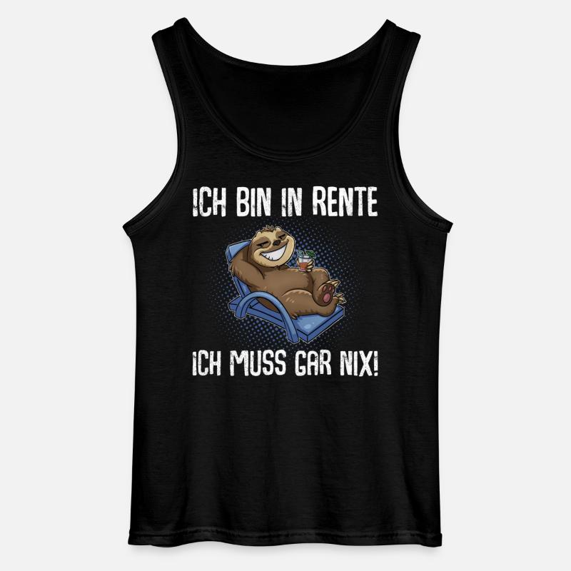 Rentner - Gildan Männer Tank Top - Schwarz
