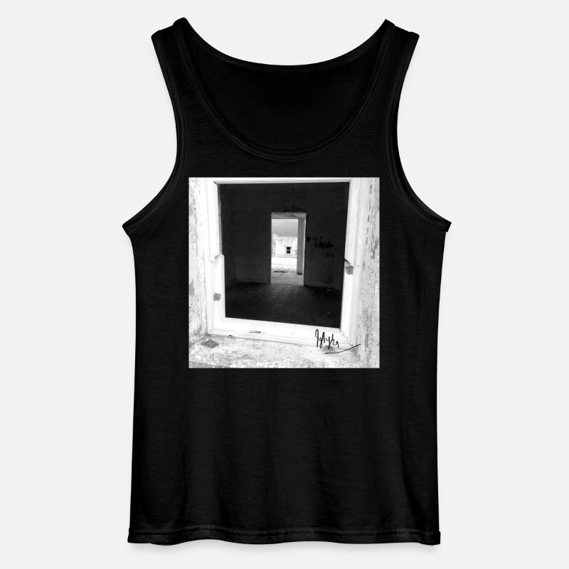 Fenster Nordspanien - Gildan Männer Tank Top - Schwarz