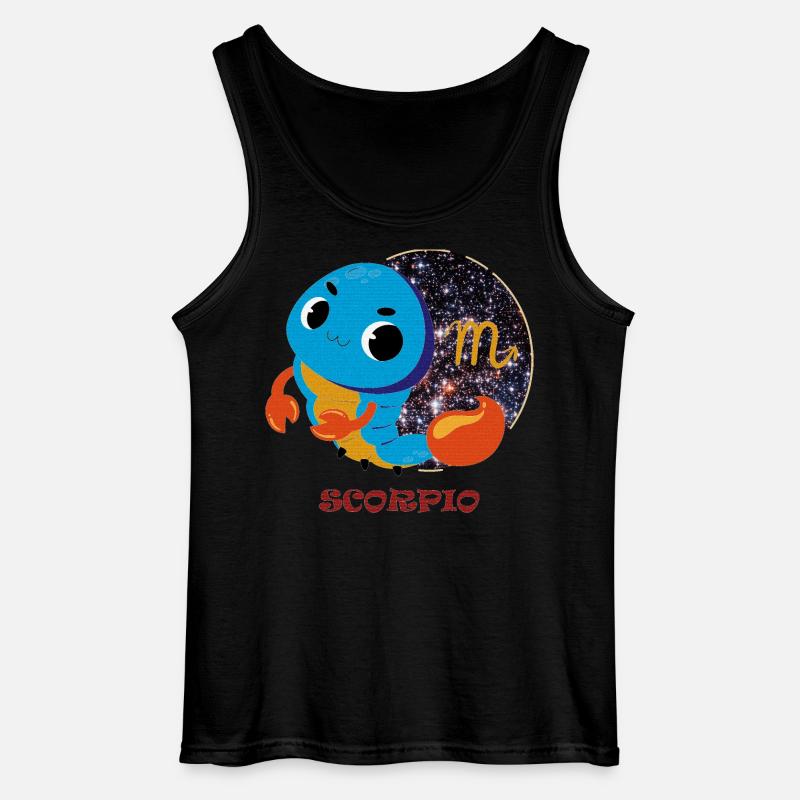 Sternzeichen Skorpion - Gildan Männer Tank Top - Schwarz