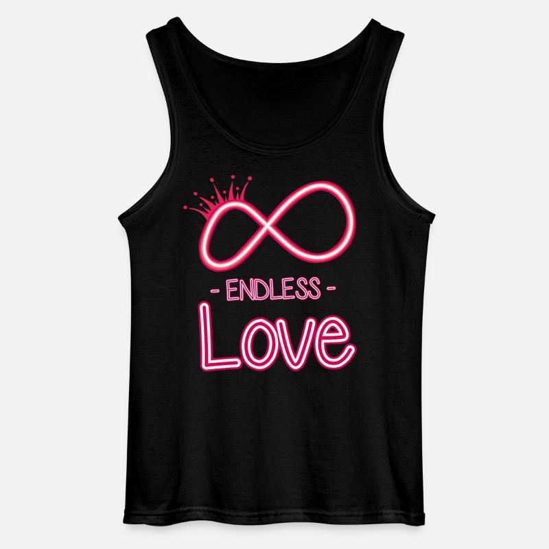 symbole de l’amour éternel - Débardeur Gildan Homme - noir