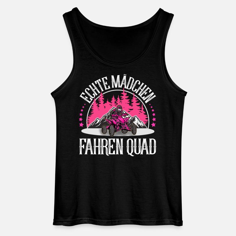 Quad ATV Offroad Quadfahrer - Gildan Männer Tank Top - Schwarz