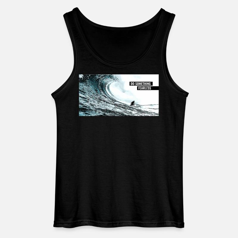 Do Something Fearless – Neues wagen - Gildan Männer Tank Top - Schwarz