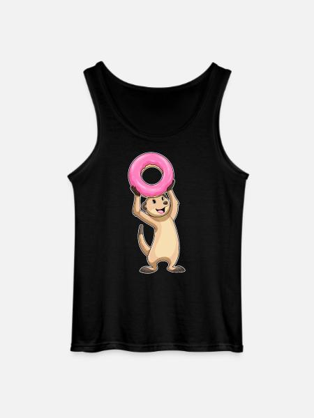 Donut suricate - Débardeur Gildan Homme - noir