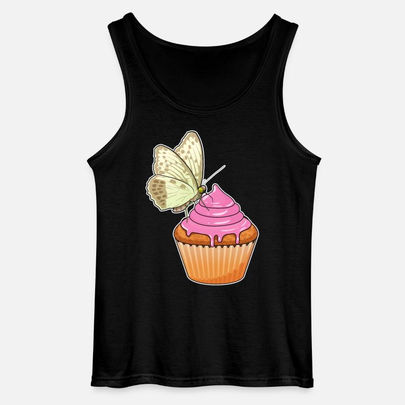 Muffin papillon - Débardeur Gildan Homme - noir