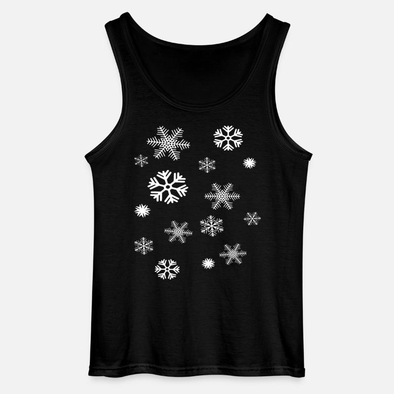 Flocons - Débardeur Gildan Homme - noir
