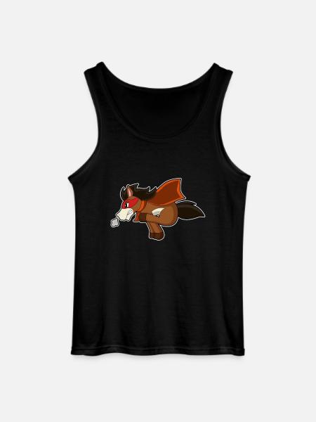 Pferd Pferderennen - Gildan Männer Tank Top - Schwarz