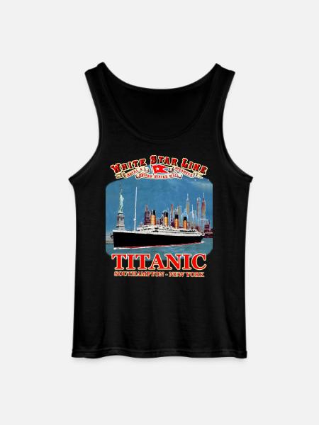 TITANIC skapelse Louis RUNEMBERG © Adagp - Gildan tanktopp herr - svart