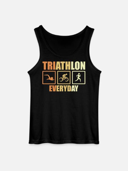 Fahrrad Triathlon Routine - Gildan Männer Tank Top - Schwarz