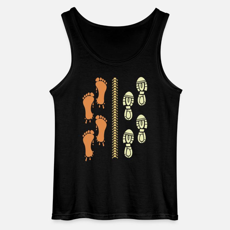 Triathlete Runner Cyclist - Gildan Men’s Tank Top - black
