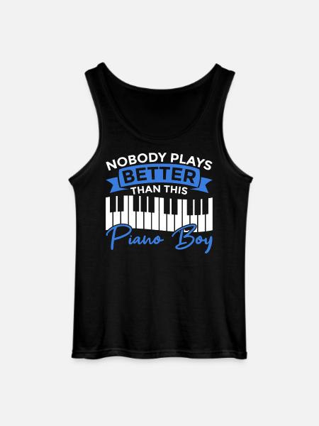 Pianist Junge - Gildan Men’s Tank Top - black