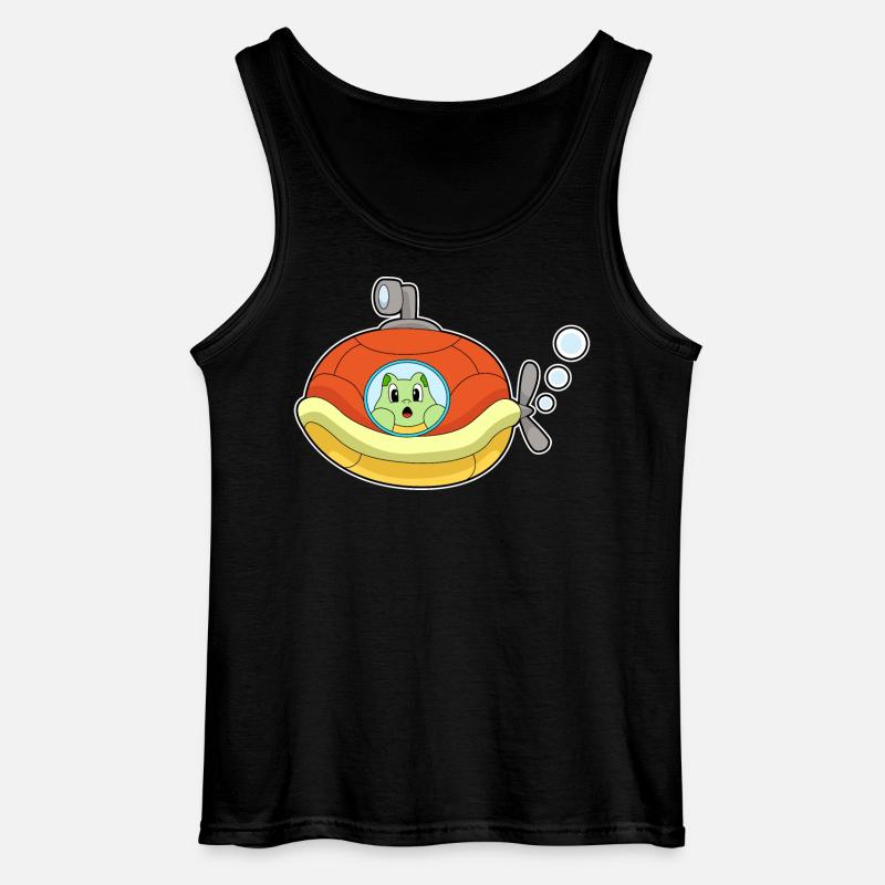 Schildkröte U-Boot - Gildan Männer Tank Top - Schwarz