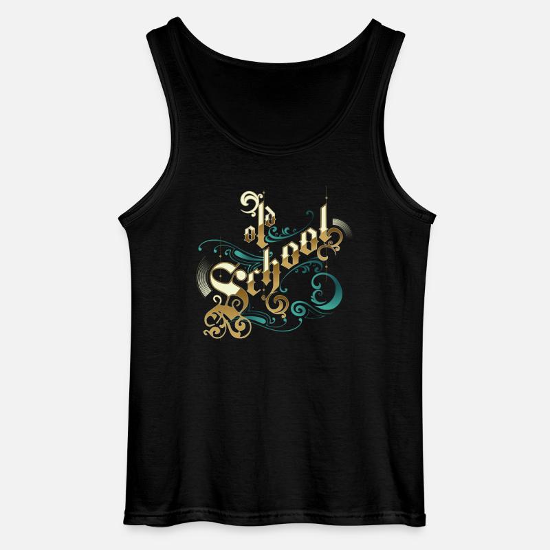 Alte Schule - Gildan Männer Tank Top - Schwarz