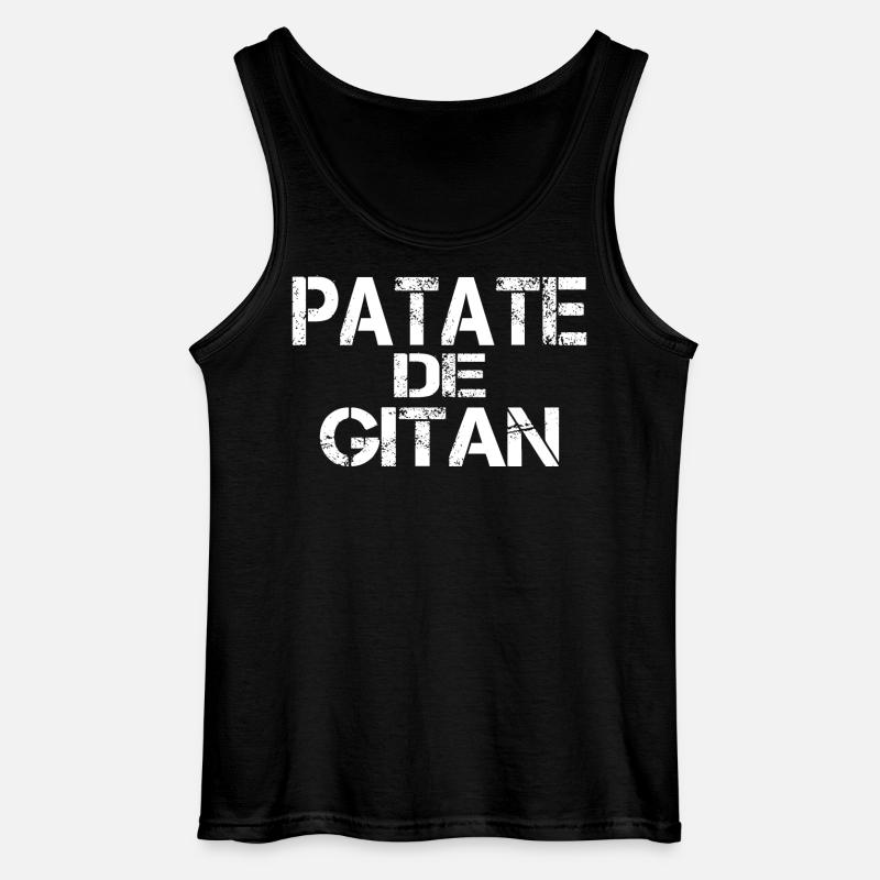 Patate de GITAN - Débardeur Gildan Homme - noir